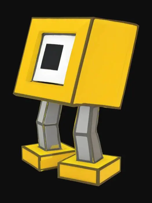 3D model for Yellow Box Odd Bot
