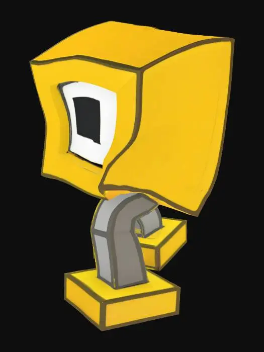 3D model for Yellow Box Odd Bot