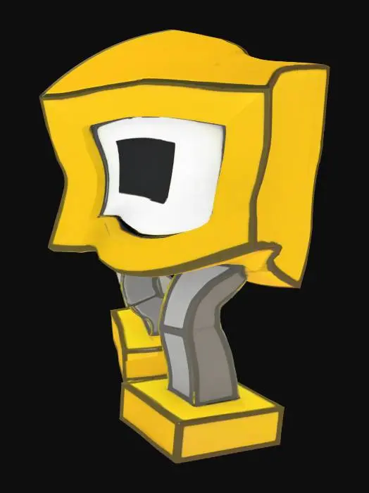 3D model for Yellow Box Odd Bot