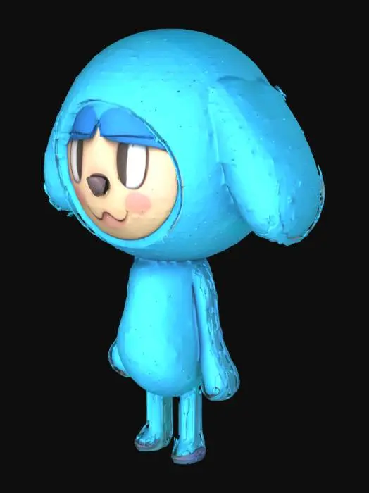3D model for bluey