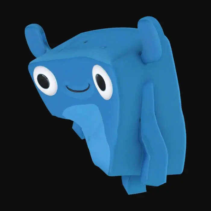 3D model for Little Blue