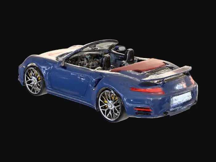 3D model for porsche_992_turbo_cabrio