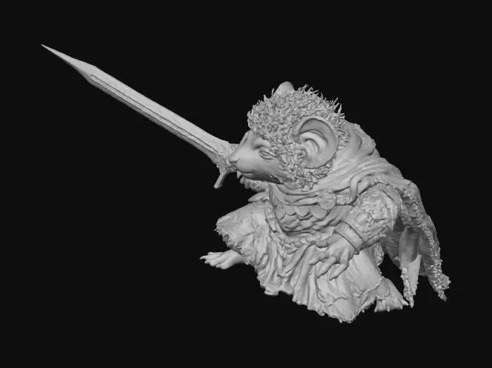 3D model for Mouse Warrior Battlefront