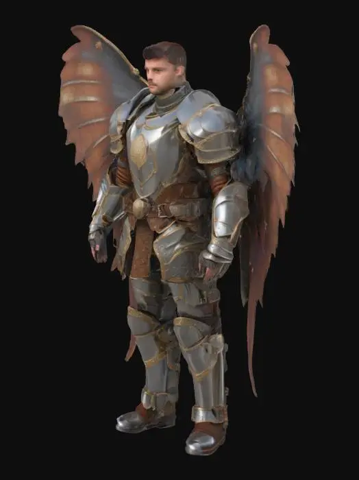 3D model for Winged Guardian