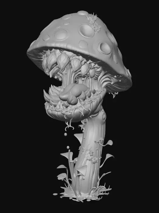 3D model for Mushroom Monster