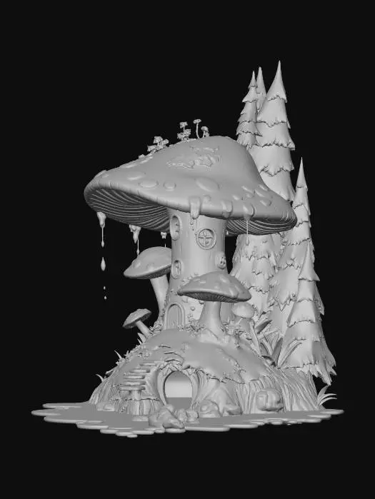 3D model for Mushroom Haven