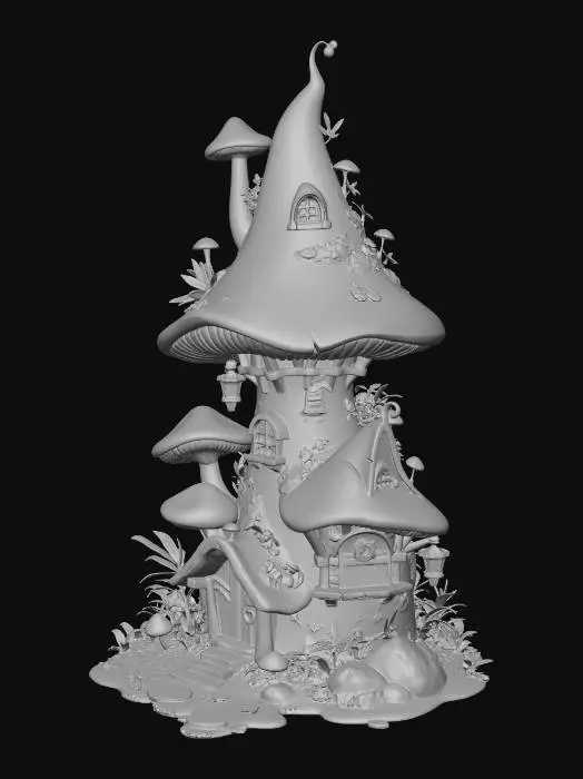 3D model for Mushroom Haven