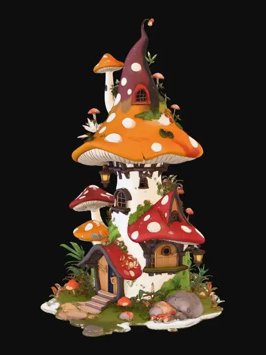 3D model for Mushroom Haven