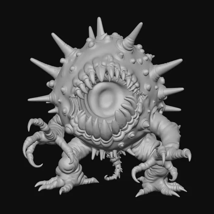 3D model for Spiky Maw Beast