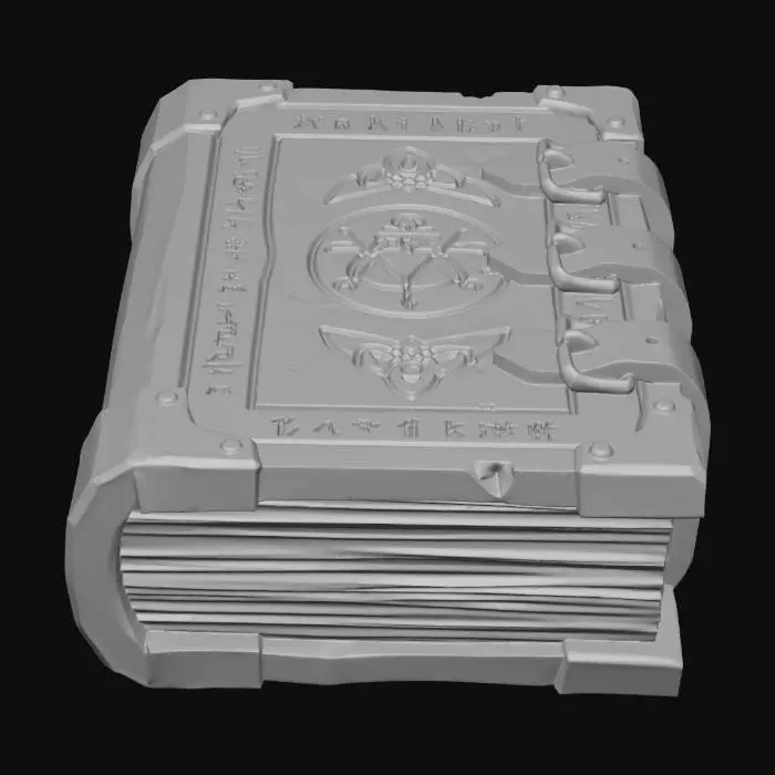3D model for Blue Runic Grimoire