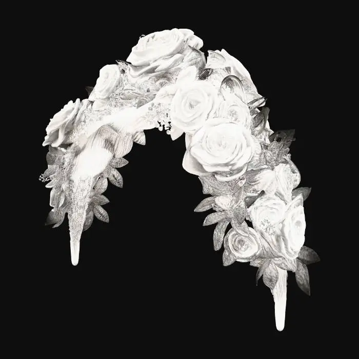 3D model for Ivory Rose Crown