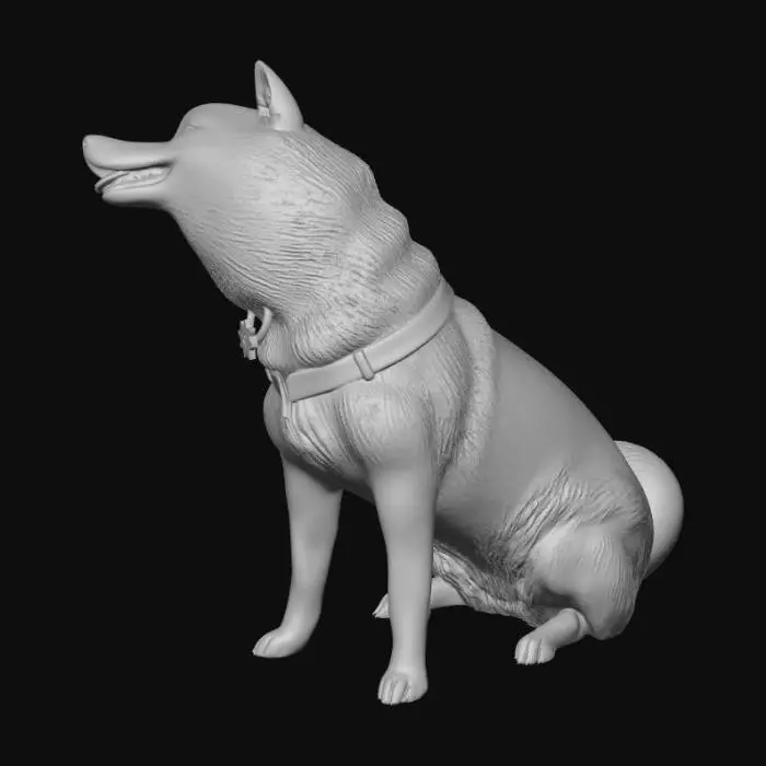 3D model for Sunset Shiba in the Park
