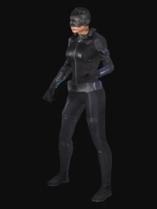 3D model for Cat woman dark knight