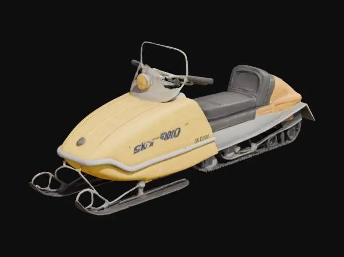 3D model for Snowmobile Classic