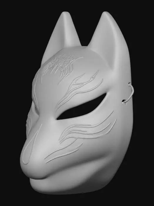 3D model for Kitsune Mask