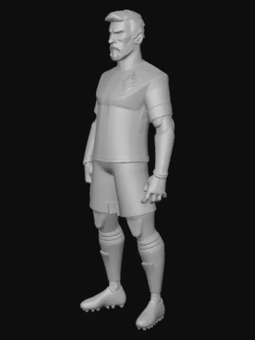 3D model for Argentinian Soccer Captain