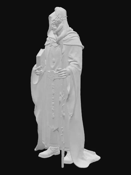 3D model for Create a warlock D&D figure painted style