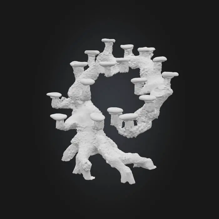 3D model for Coral Candelabra