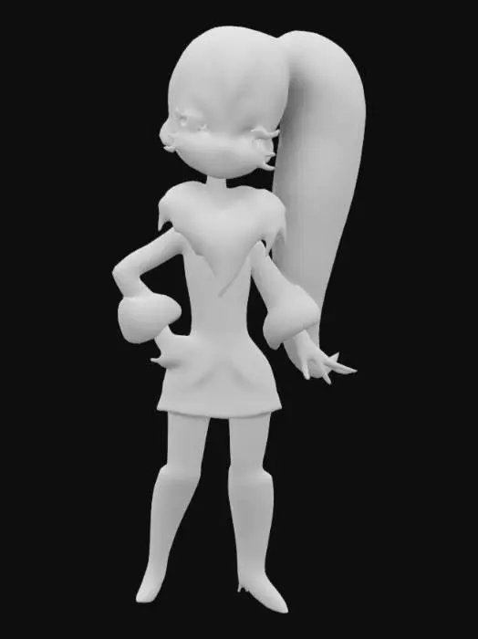 3D model for Barbara Minerva (DC Super Hero Girls)
