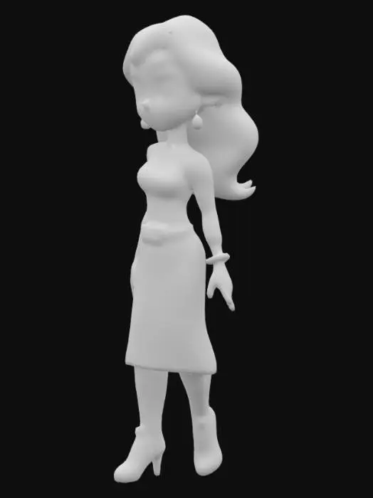 3D model for Pauline (casual)