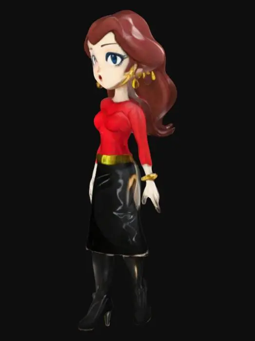 3D model for Pauline (casual)