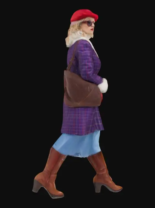 3D model for Peggy Blumquist (Kirsten Dunst) from Fargo