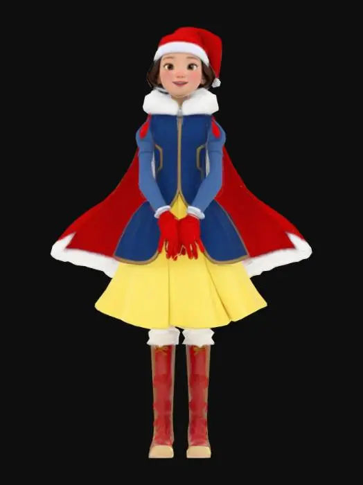 3D model for Snow White (The Night Before Christmas)
