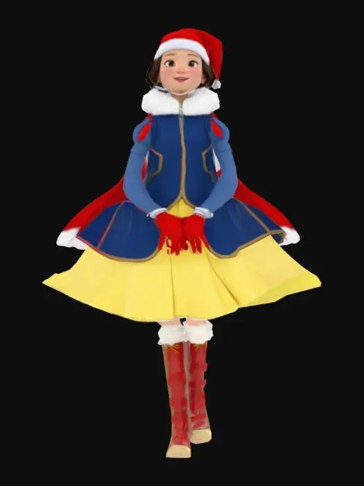 3D model for Snow White (The Night Before Christmas)