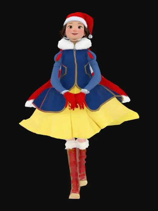 3D model for Snow White (The Night Before Christmas)