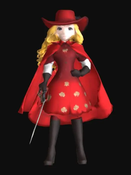 3D model for Apple White (Royal Musketeer)
