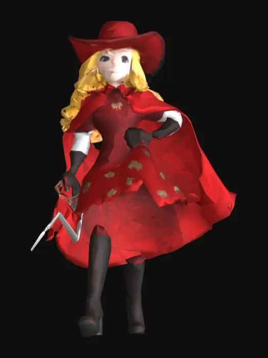 3D model for Apple White (Royal Musketeer)