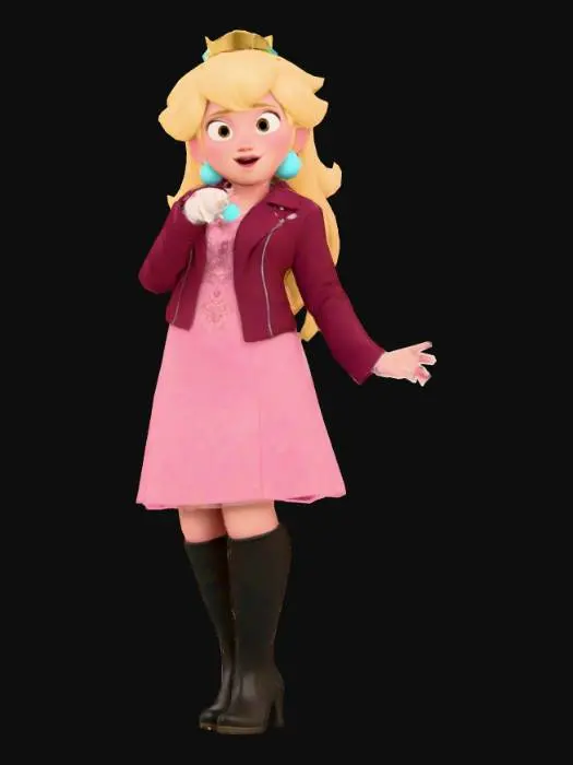 3D model for Princess Peach In Style