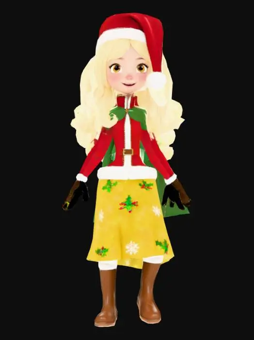 3D model for Apple White (Christmas)