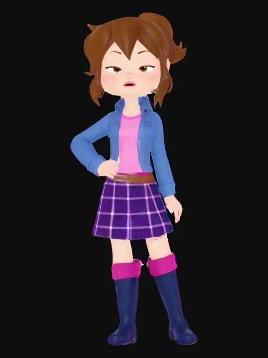 3D model for Jeanette Miller (Modern Style)