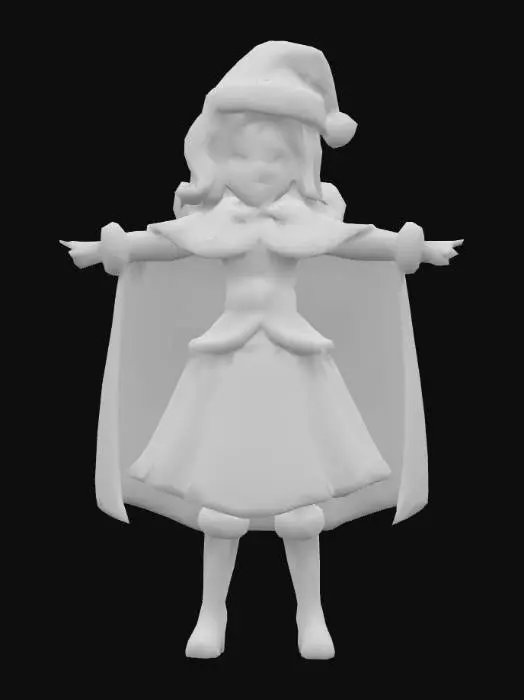 3D model for Apple White (Christmas Heroine)