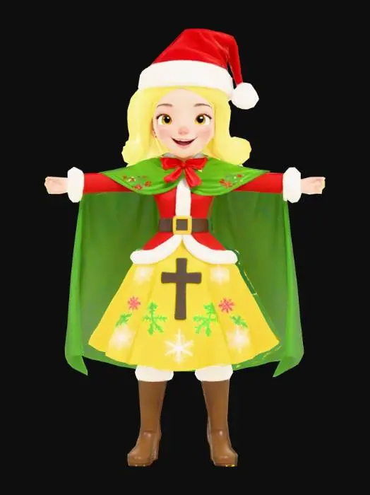 3D model for Apple White (Christmas Heroine)