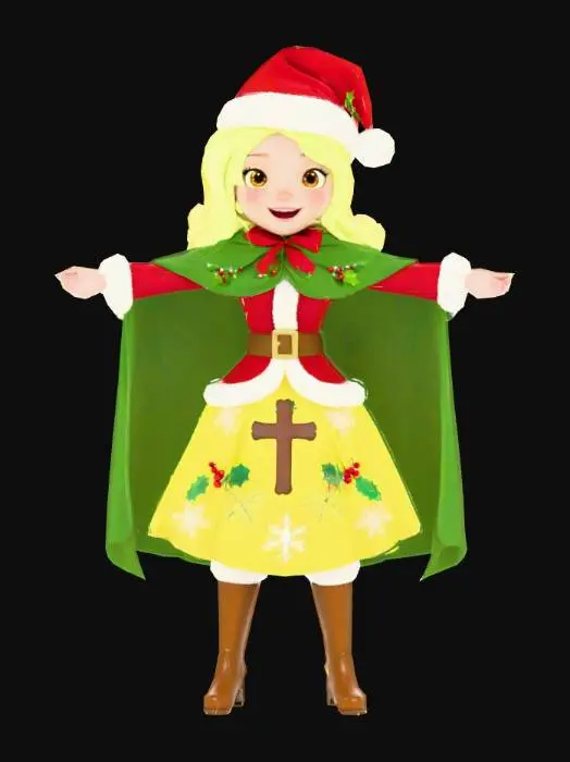 3D model for Apple White (Christmas Heroine)