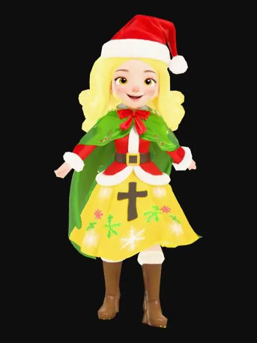 3D model for Apple White (Christmas Heroine)