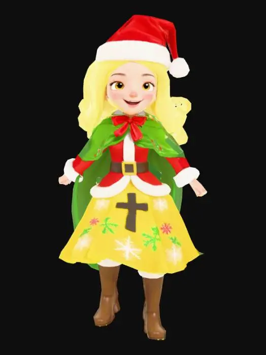 3D model for Apple White (Christmas Heroine)