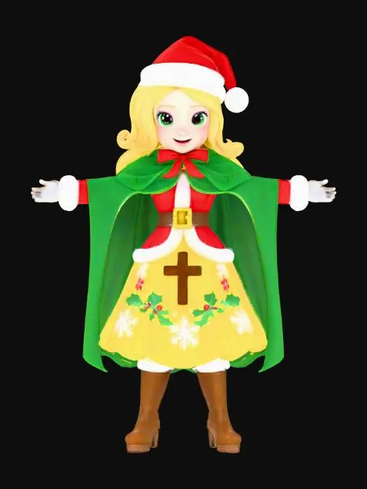 3D model for Apple White (Christmas Princess)
