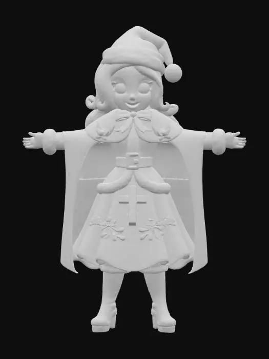 3D model for Apple White (Christmas Princess)