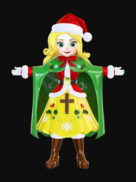 3D model for Apple White (Christmas Princess)