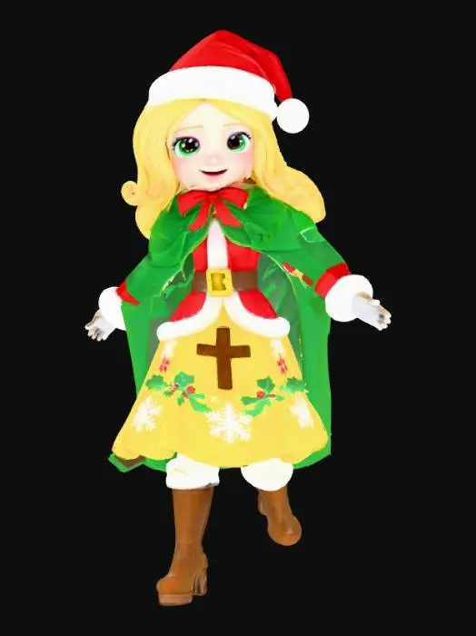 3D model for Apple White (Christmas Princess)