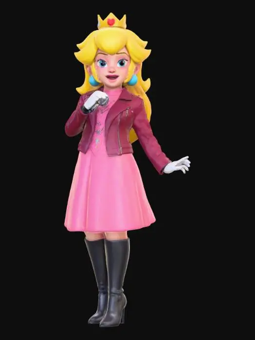 3D model for Princess Peach (Modern Look)