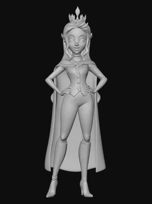 3D model for Snow White (Ever After High™ Christmas)
