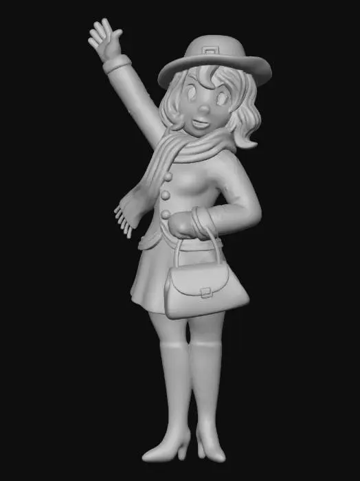 3D model for Silvia Snowwoman, #Christmas2025#