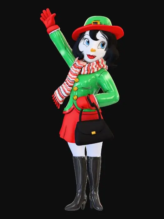 3D model for Silvia Snowwoman, #Christmas2025#