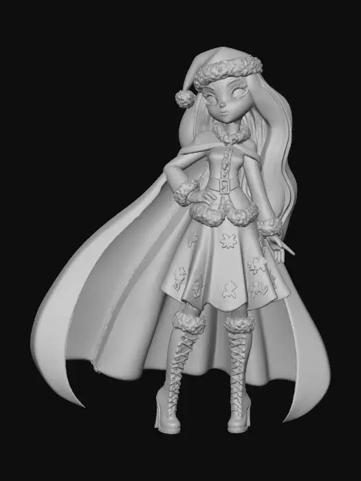 3D model for Raven Queen (Ever After High™ Christmas)