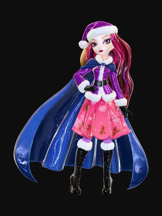 3D model for Raven Queen (Ever After High™ Christmas)
