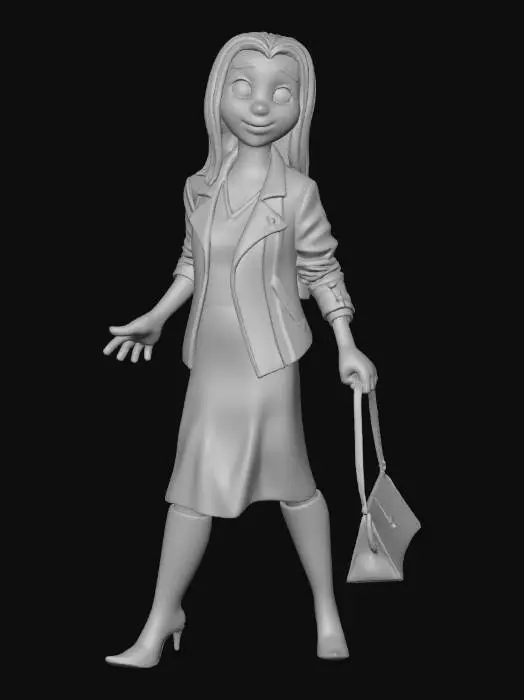 3D model for Heartfilia MacPoodle (Disney Animation Style)